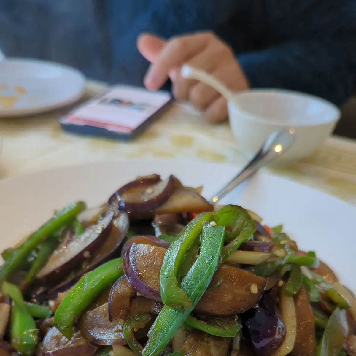 小炒腰花 Sauteed Scalloped Pork with Green Pepper Fungus and Bamboo Shoots, 海边人(白石店) Fishermans Chinese Fusion